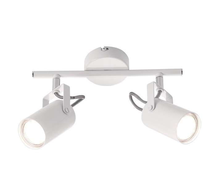 Bright Star Lighting 2 Light Spotlight - White (50W)