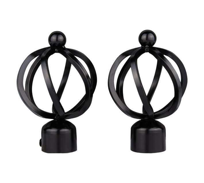Gypsey Finial Basket - Black (28mm)