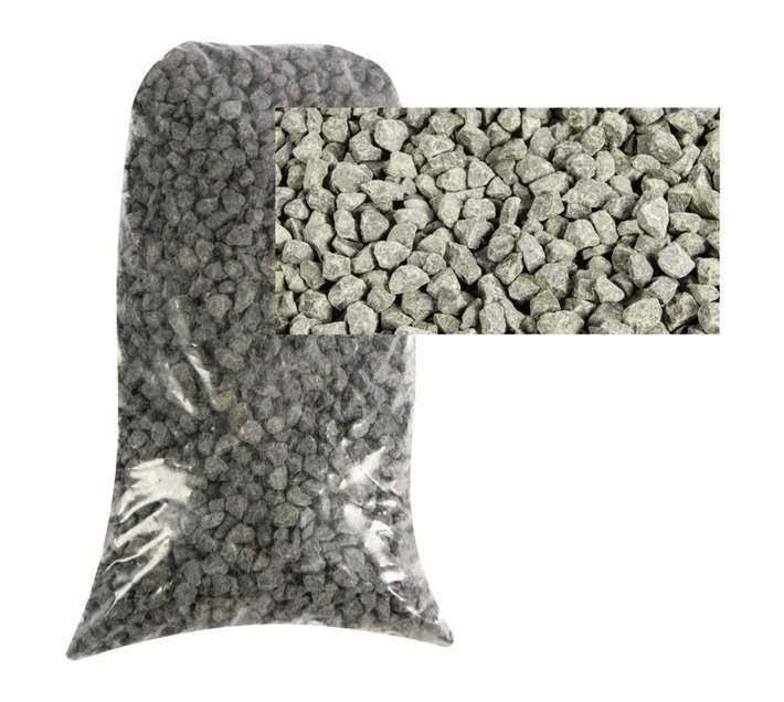 Medium Pebbles - Black Crush (17kg)