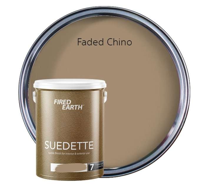 Fired Earth Suedette - Faded Chino (5L)