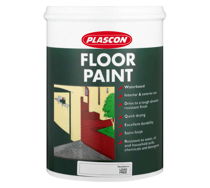 Plascon Floor Paint - White (5L)