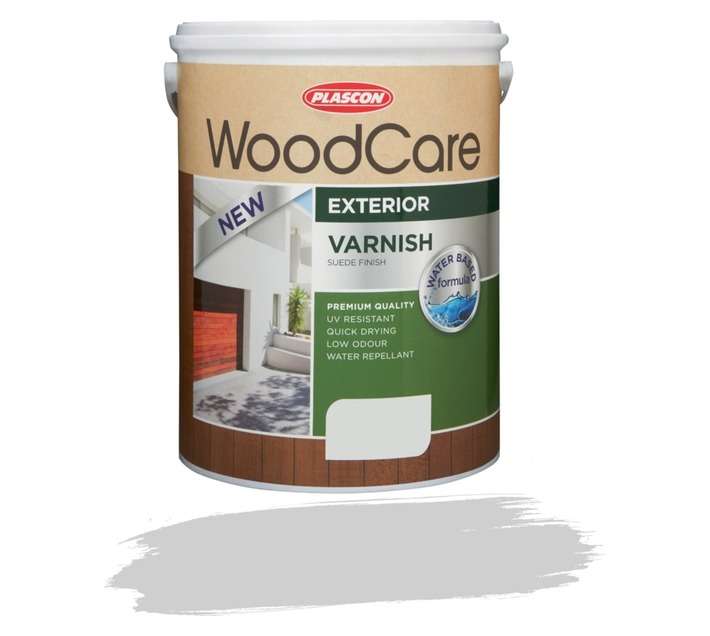 Plascon WoodCare Sunproof Varnish Suede - Clear (5L)