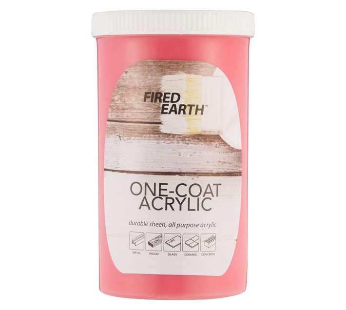 Fired Earth One Coat Paint - Salmon (1L)