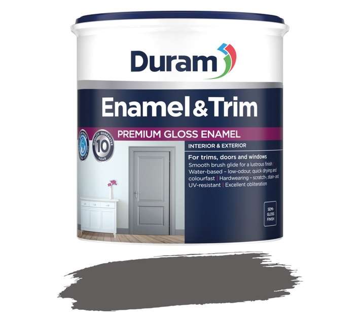 DURAM ENAMEL & TRIM 1LT BATTLESHIP/GRY