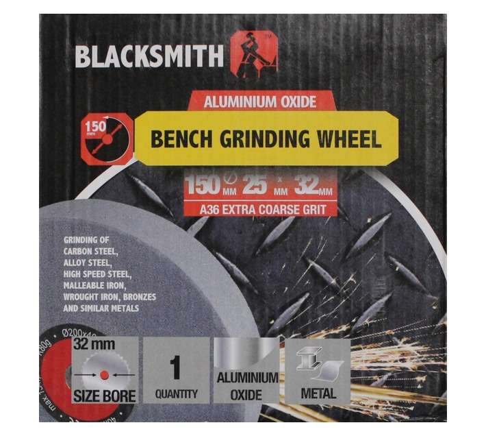 Blacksmith A36 Bench Grinding Wheel (150 x 25 x 31mm)