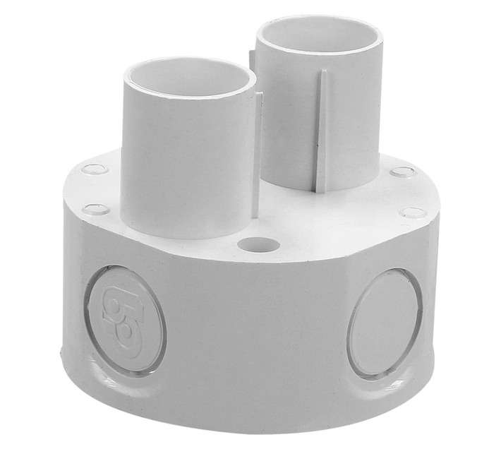 PVC Loop In Box 2 Spout 20mm