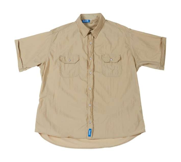 Beck Taslon Short Sleeve Shirt - Stone (2XL)
