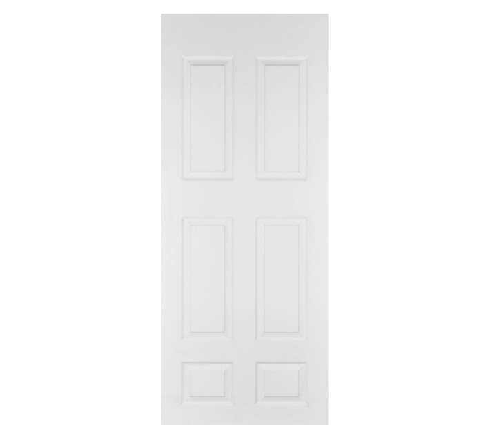Tudor Single Timber Door - White (813 x 2032mm)