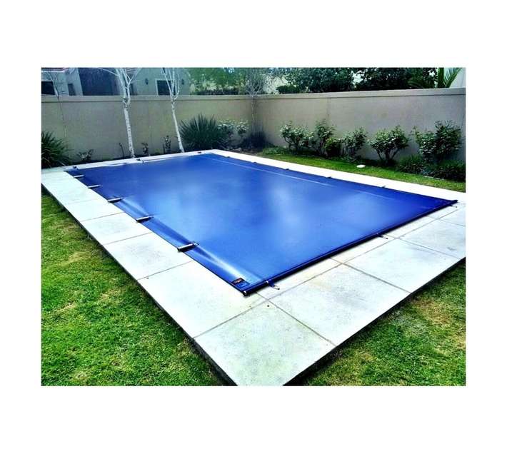 PowerPlastics Solid Safety Pool Cover - Blue (12.5 x 4m)