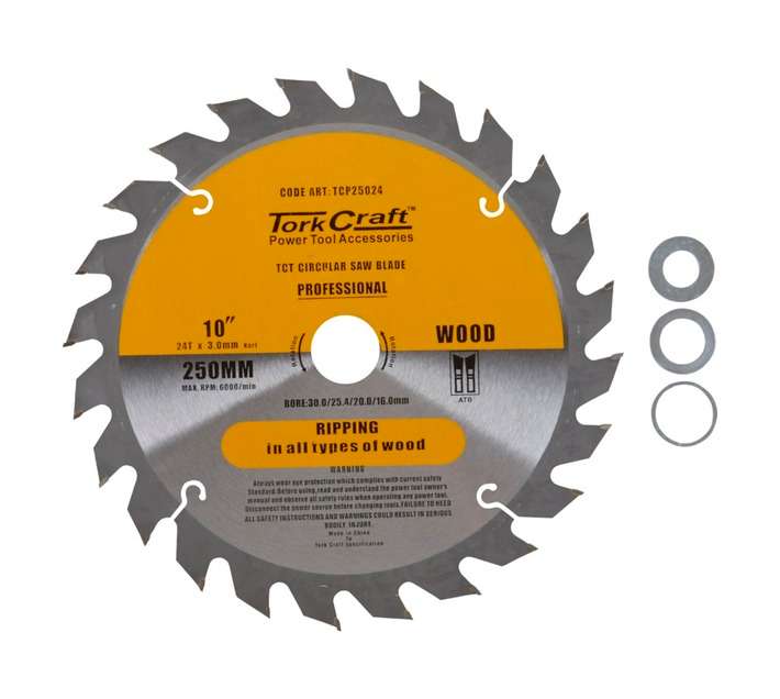 Tork Craft TCP25024 Contractors Circular Saw Blade (250mm)