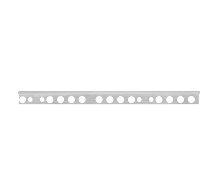 M-Trim Aluminium Round Edge Trim - Natural (2500 x 25 x 12mm)