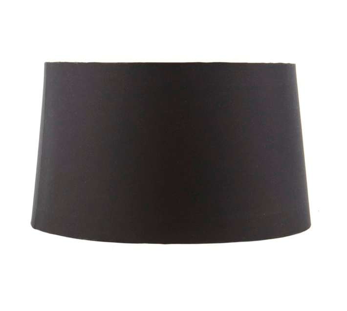 Design House Tapered Drum Lampshade - Black (440mm)