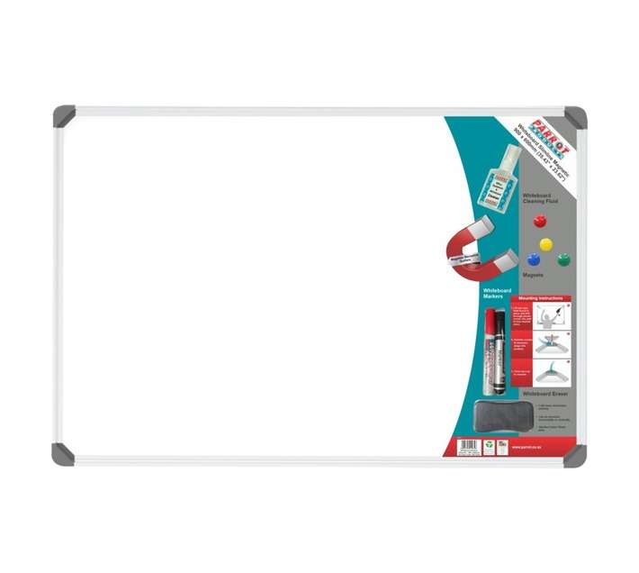 Parrot Products BD1125A Magnetic Slimline Retail Whiteboard (900 x 600mm)