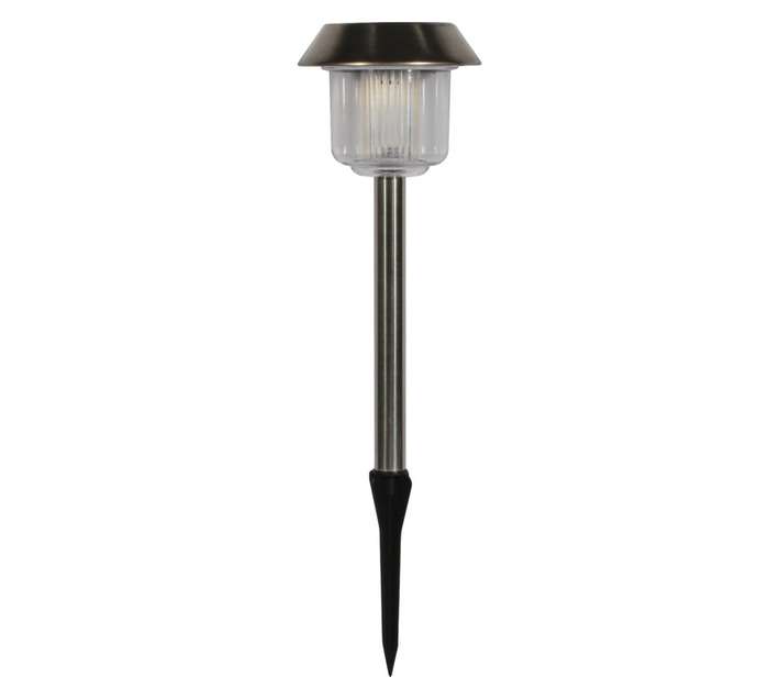 Eurolux LED Solar Light - Satin Chrome