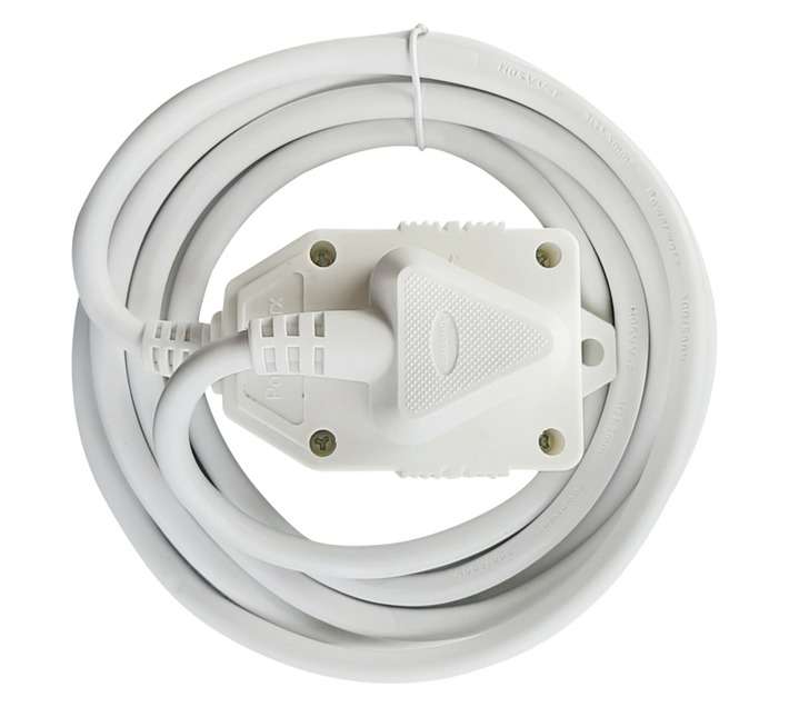 16A Double Janus Extension Lead - White (20m)