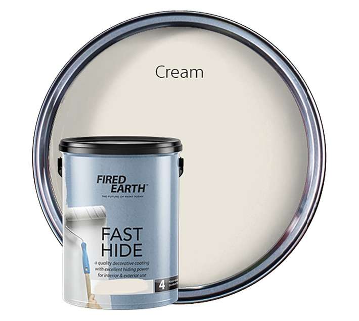 Fired Earth Fast Hide - Cream (5L)
