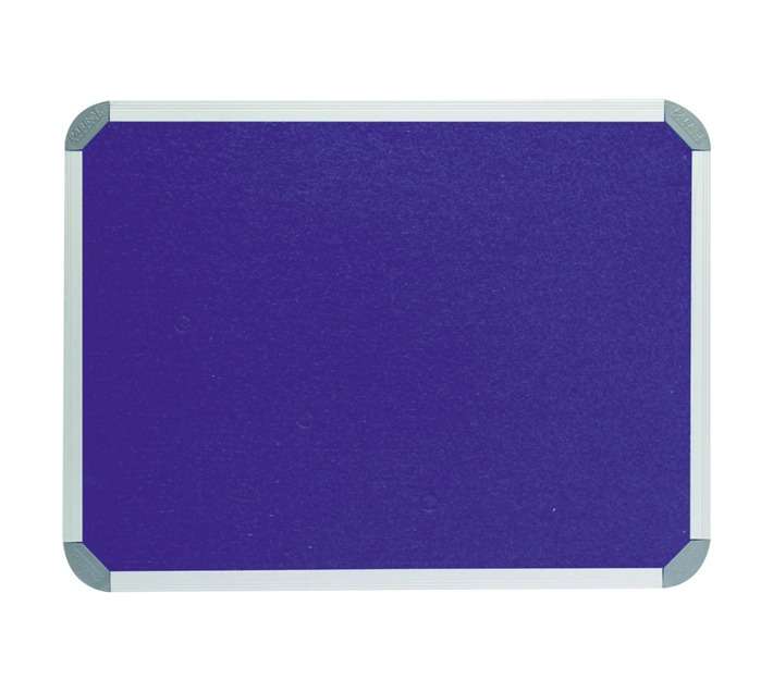 Parrot Products BD0776D Aluminium Frame Information Board - Royal Blue (2400 x 1200mm)
