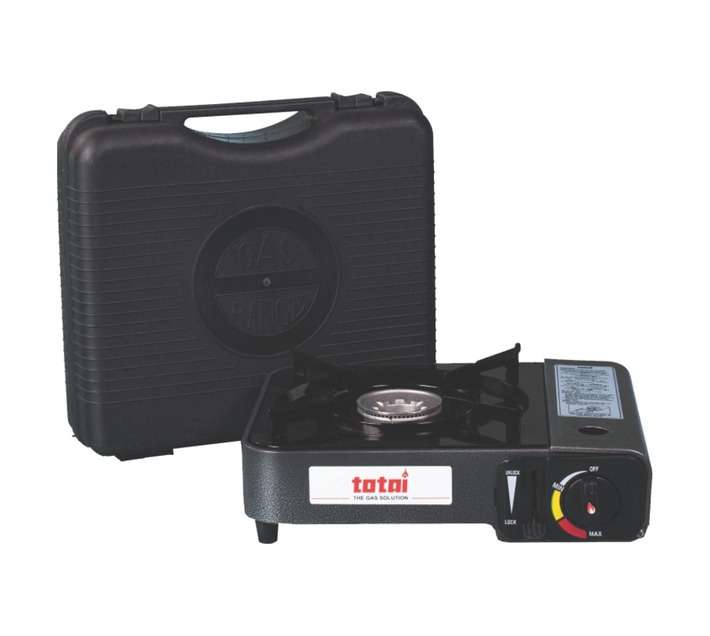 Totai 26/007 Portable Cartridge Gas Stove - Black