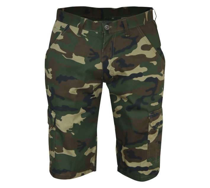 Beck Cargo Shorts 65/35 Poly Cotton - Camo (Size 46)