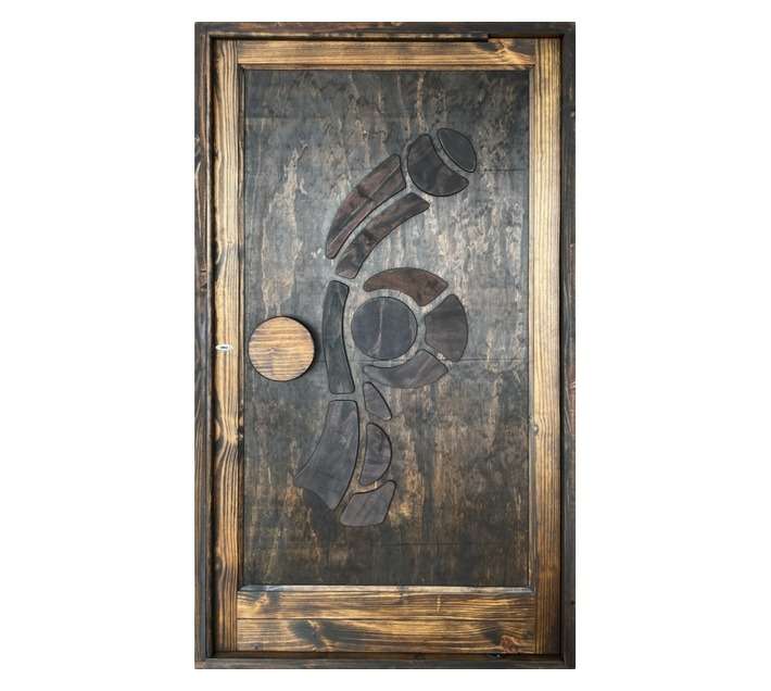Hardwood Doors Left Hand Ubuntu Pivot Door (1200 x 2100mm)