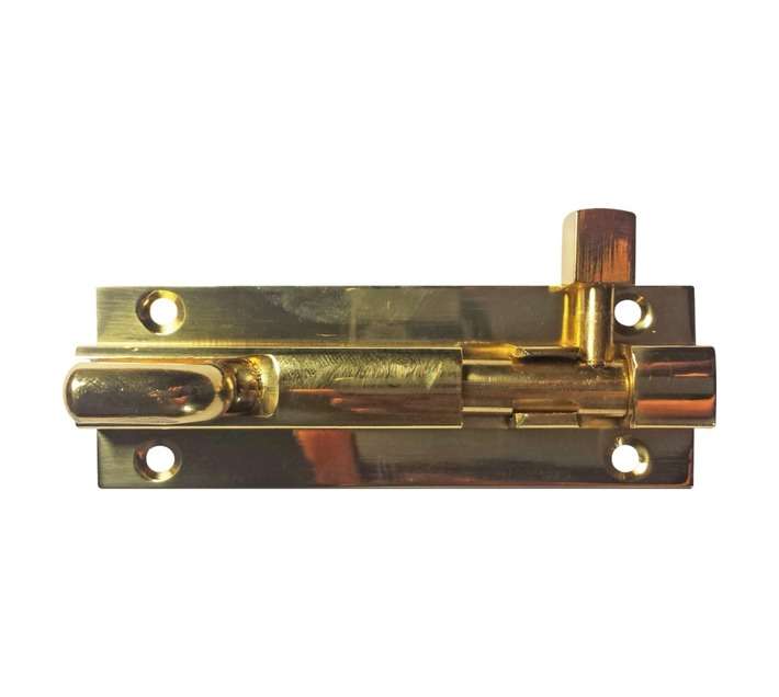 Euro Brass Barrel Bolt Neck - Brass (100x32mm)