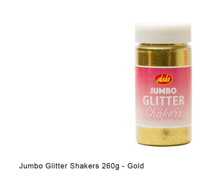 Dala Jumbo Glitter Shaker - Gold (260g)