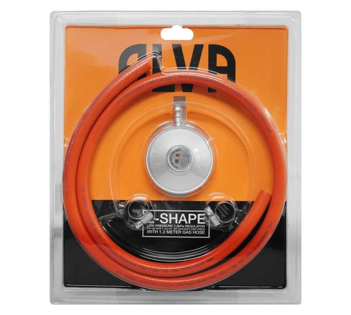 Alva L Shape Hose and Regulator Blister Pack