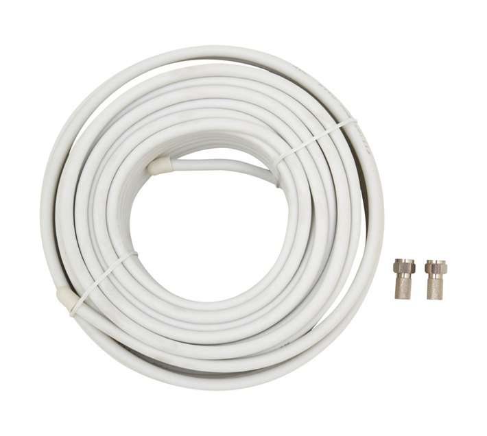 Ellies Electronics RG6 TV Coaxial Cable - White (20m)