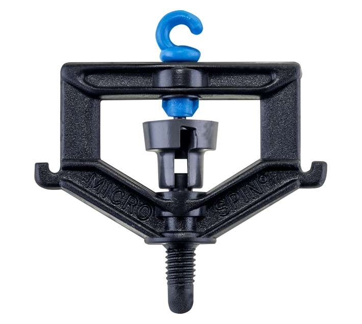 Microjet PN023 5 x 360 Degree Spinner Sprinkler Heads - Black/Blue