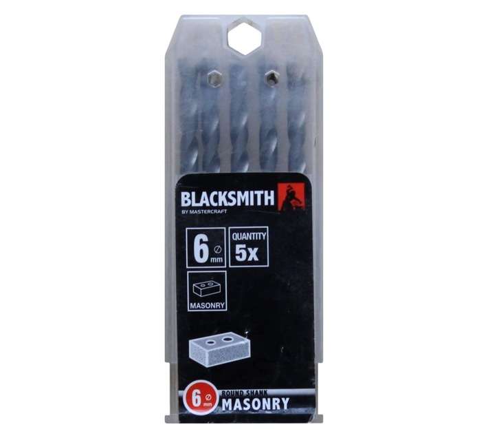 Blacksmith 6 x 100mm Masonry Drill Bit Set