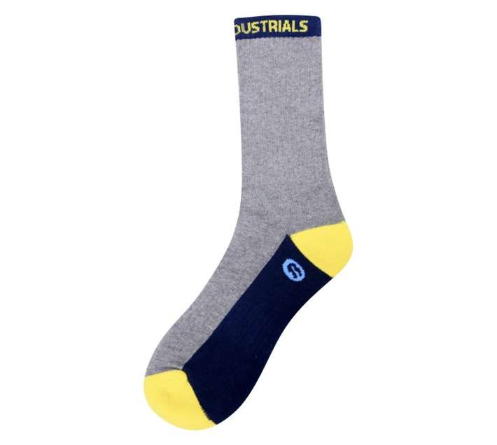 Bata Socks - Grey/Yellow/Navy (Size 5-9)
