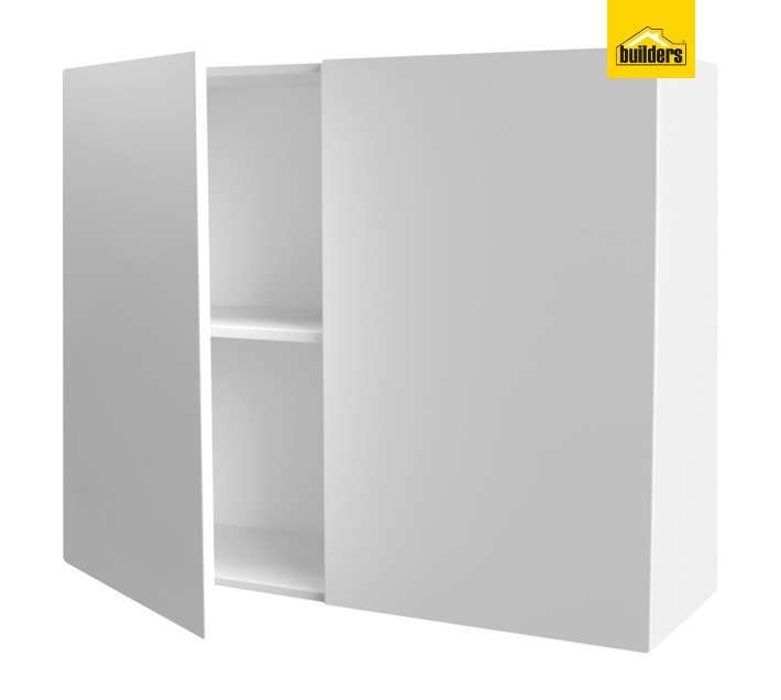 Home and Kitchen Wrapped Top Cabinet Unit - White (900 x 300 x 720mm)