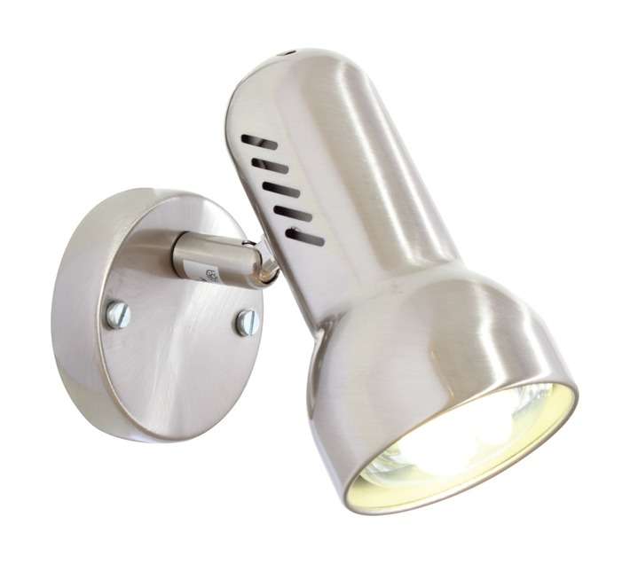 Eurolux S312SC R63 Turbo Single Spotlight - Satin Chrome