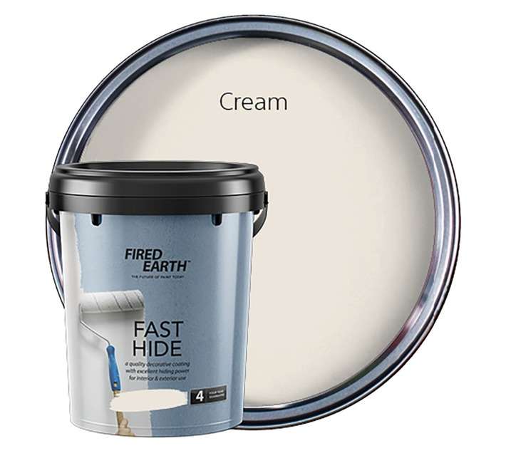 Fired Earth Fast Hide - Cream (20L)