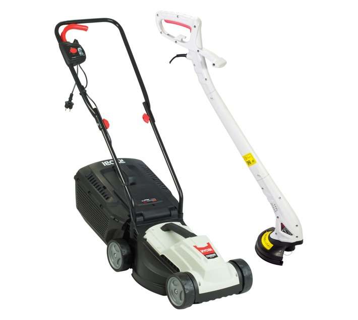 Ryobi Lawnmower and Trimmer Combo 1200W/300W - KIT340