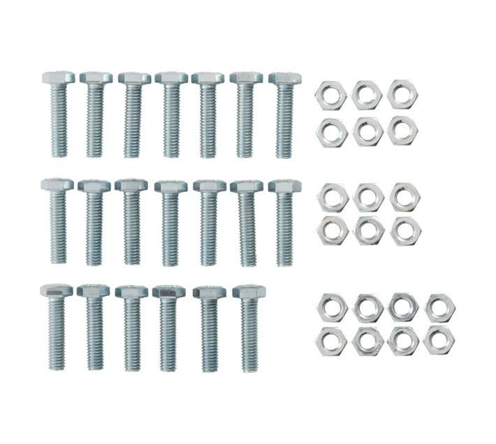 Eureka 6 x 25mm Hex Screw and Nut Set (20 Pack)