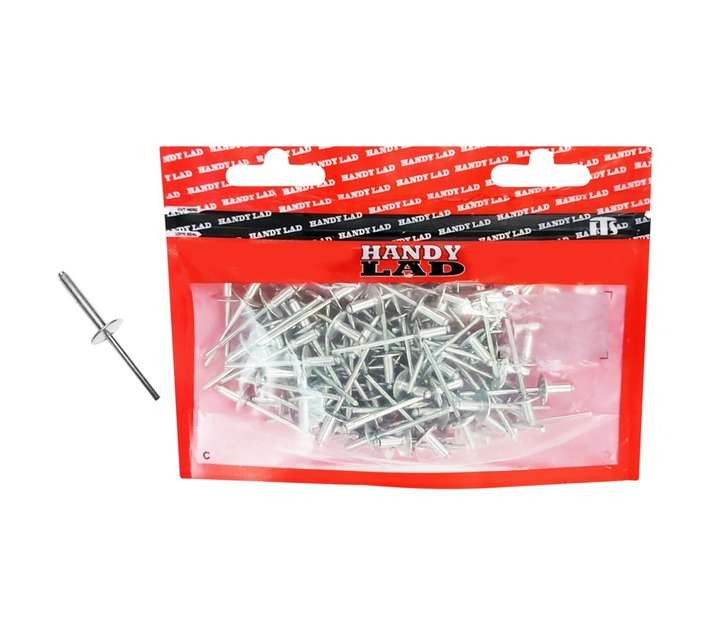 Rutherford 50 x Large Flange Aluminium Rivets (30 x 4.8mm)