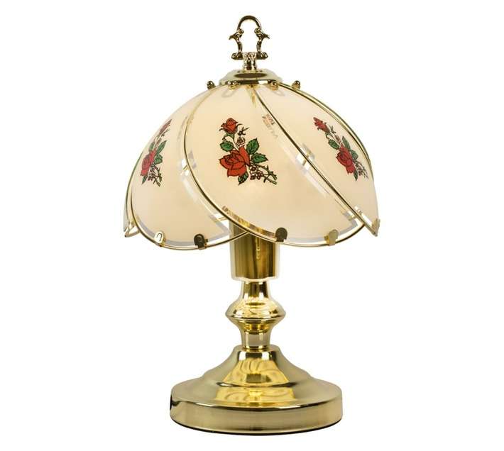 Eurolux Rose Table Lamp - Polished Brass (60W)