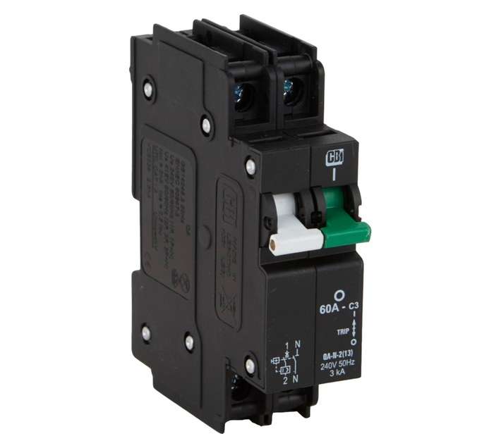 CBI QAL21360BP 3Ka Main Switch - Black (60A)