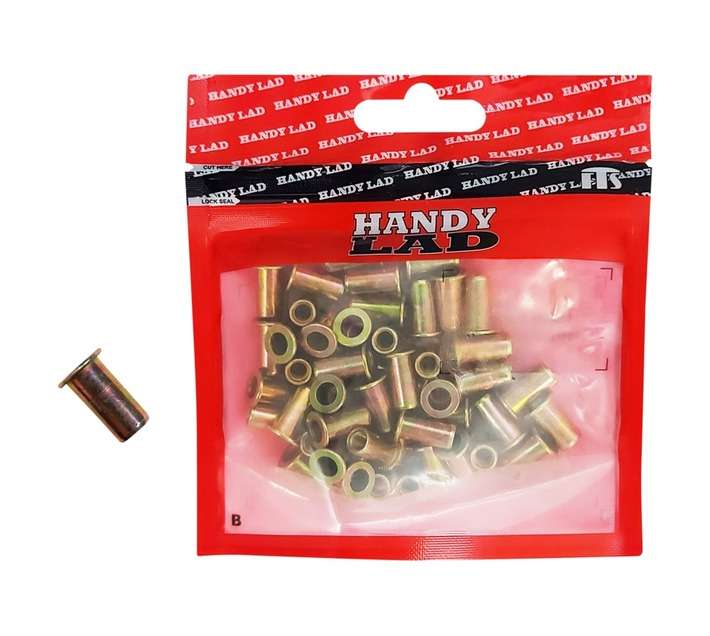 Rutherford 50 x M5 Large Flange Rivet Nuts