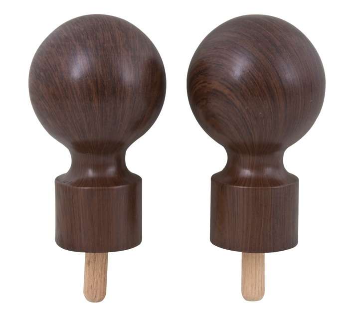 Designer Finial Ball - Auburn (34mm)