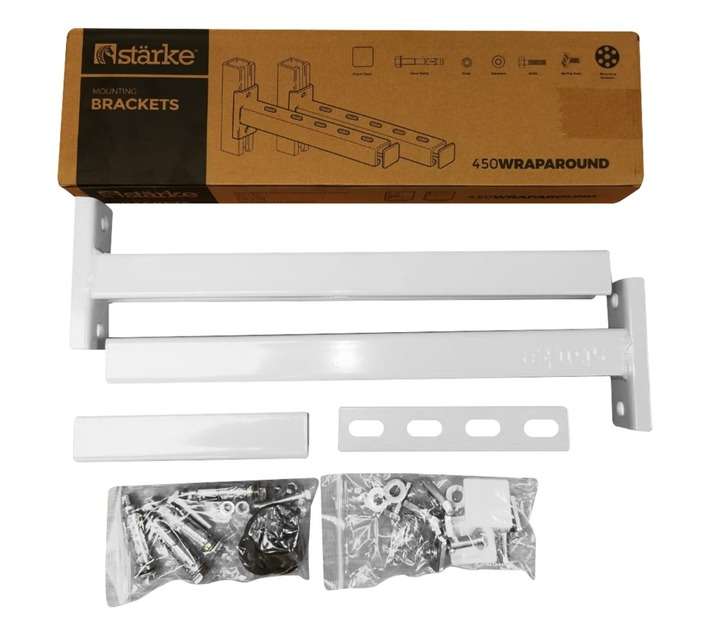 Airconditioning Bracket - White (450mm)