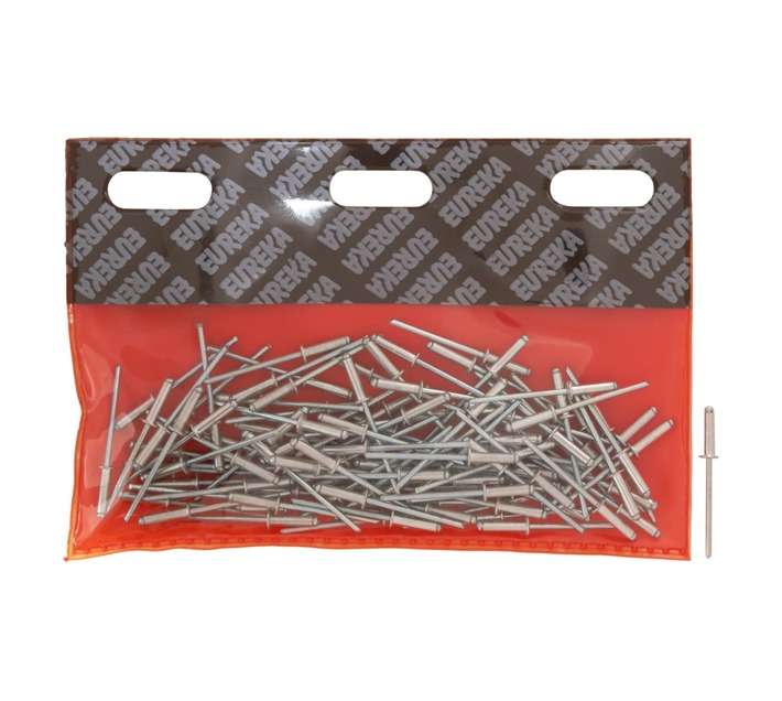 Eureka 10 x Aluminium Open Blind Rivets (3.2 x 12mm)