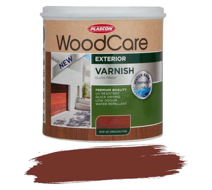 Plascon WoodCare Sunproof Varnish Gloss - Oregon Pine (1L)