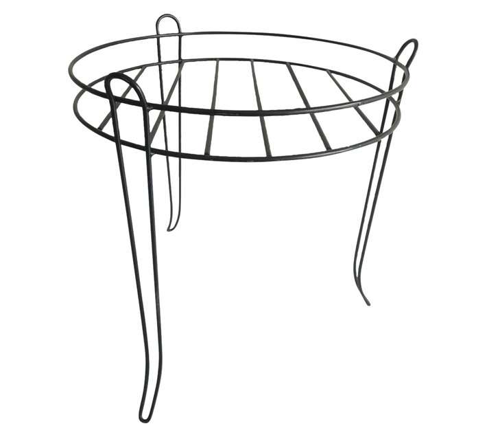 First Dutch Brands Large Plant Stand - Black (420 x 420mm)