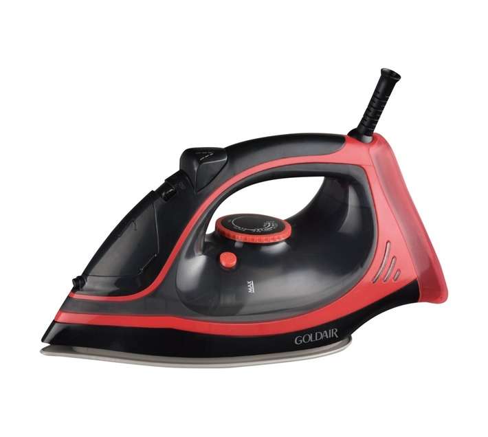 Goldair GSSS-803 Surge Steam Iron - Black/Red (2600W)