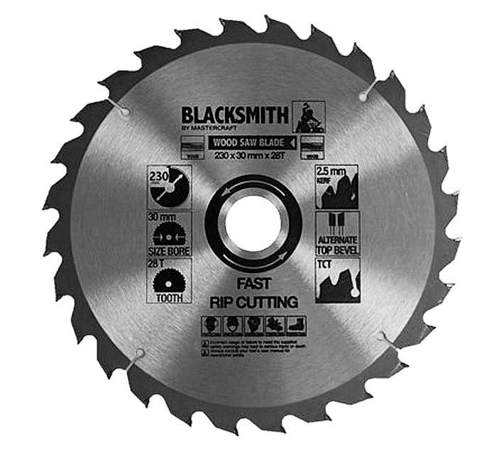 Blacksmith 230 x 30mm x 28t Circle Saw Blade