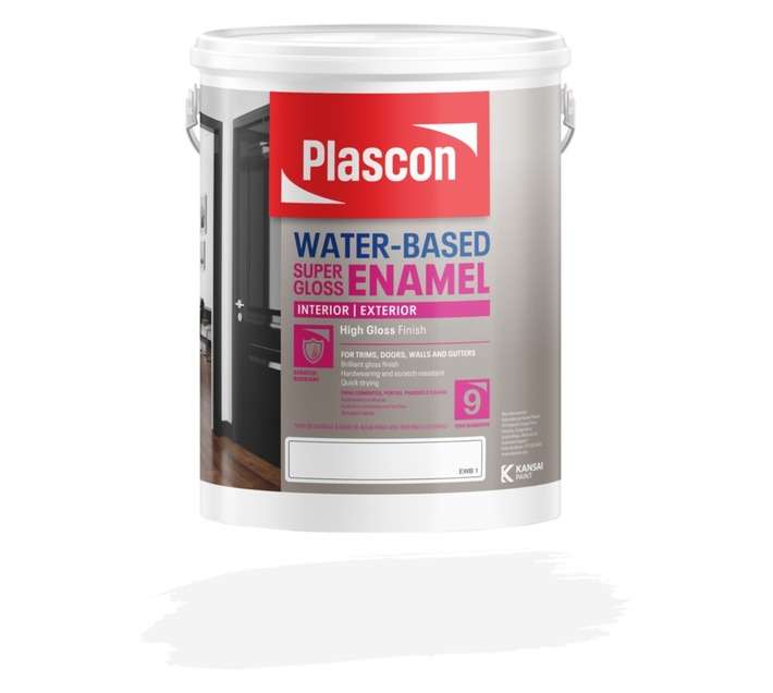 Plascon Water Based Super Gloss Enamel Deep Base (5L)