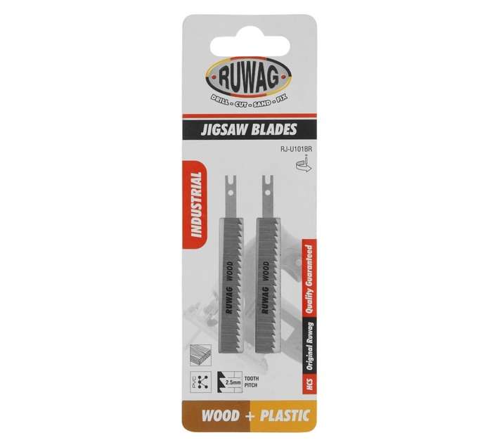 Ruwag RJ-U101BR U-Shank Wood Jigsaw Blades (2 Pack)