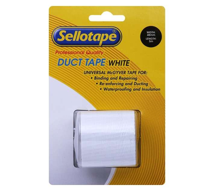 Sellotape DIY Duct Tape SA5850 - White (1000 x 48 x 50mm)